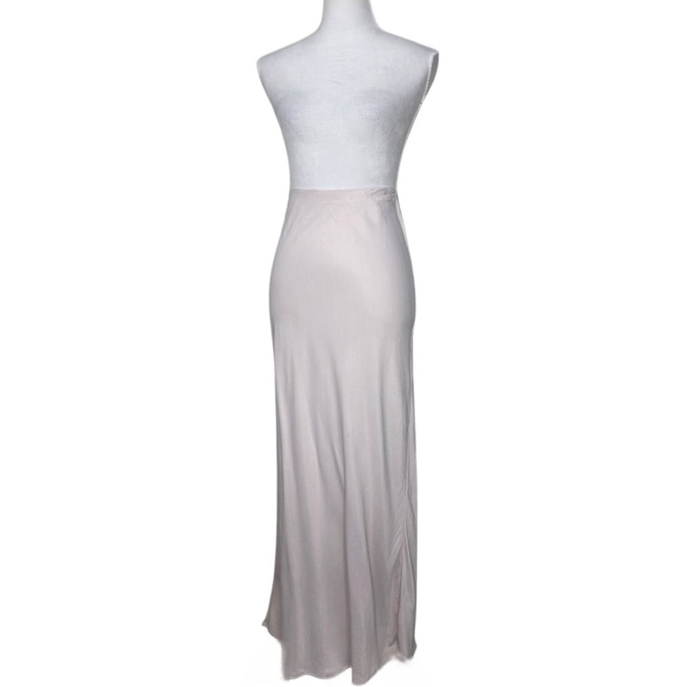 Anthropologie Tilda Pale Pink Maxi Skirt